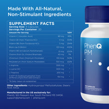 Laden Sie das Bild in den Galerie-Viewer, Add 1 Bottle Of PhenQ PM For Accelerated Fat Loss With 50% Off!